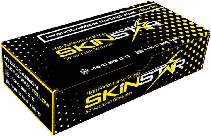 SkinStar Hydrocarbon Racing Wax Skiwax Profi-Wachs Mix Set Yellow-Red 500g