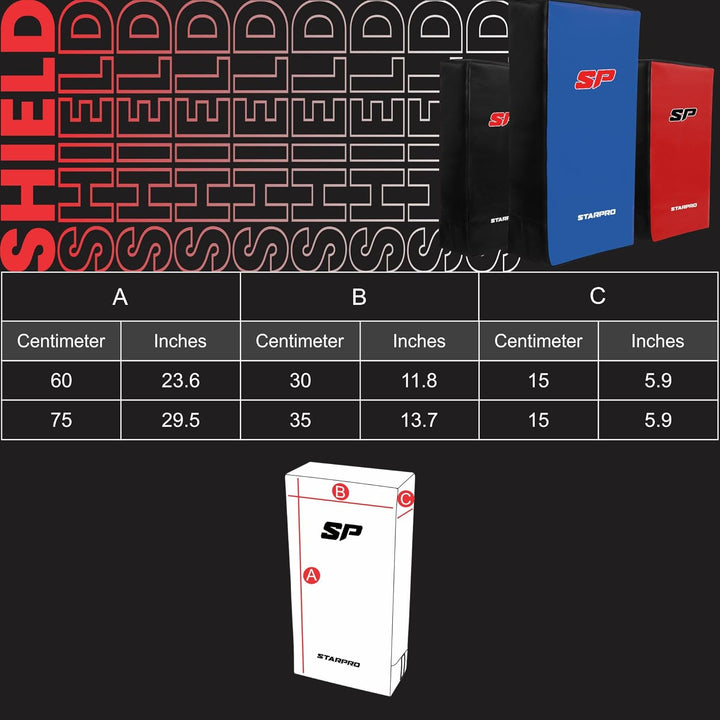 Starpro Robustes Premium Schlagpolster für Harte Tritte & Schläge - Schlagpolster Kampfsport, Schlag