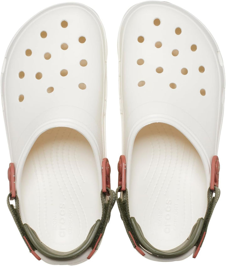 Crocs Unisex Classic All Terrain Clogs 36/37 EU Chalk, 36/37 EU Chalk