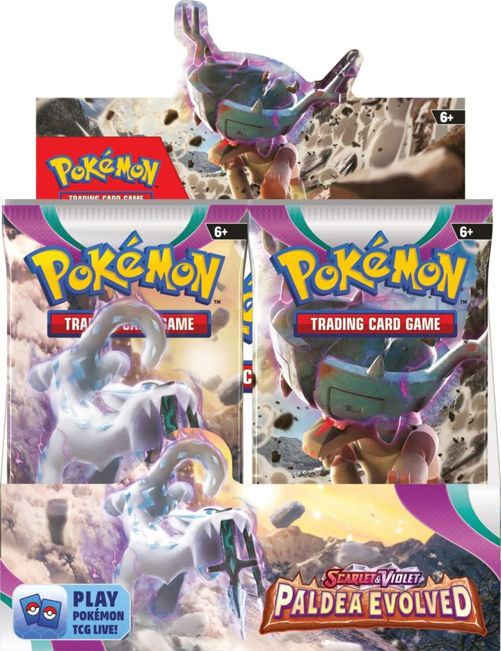 Pokémon TCG: Scarlet & Violet-Paldea Evolved Booster Display Box (36 Packs) - EN Einzelbett, Einzelb