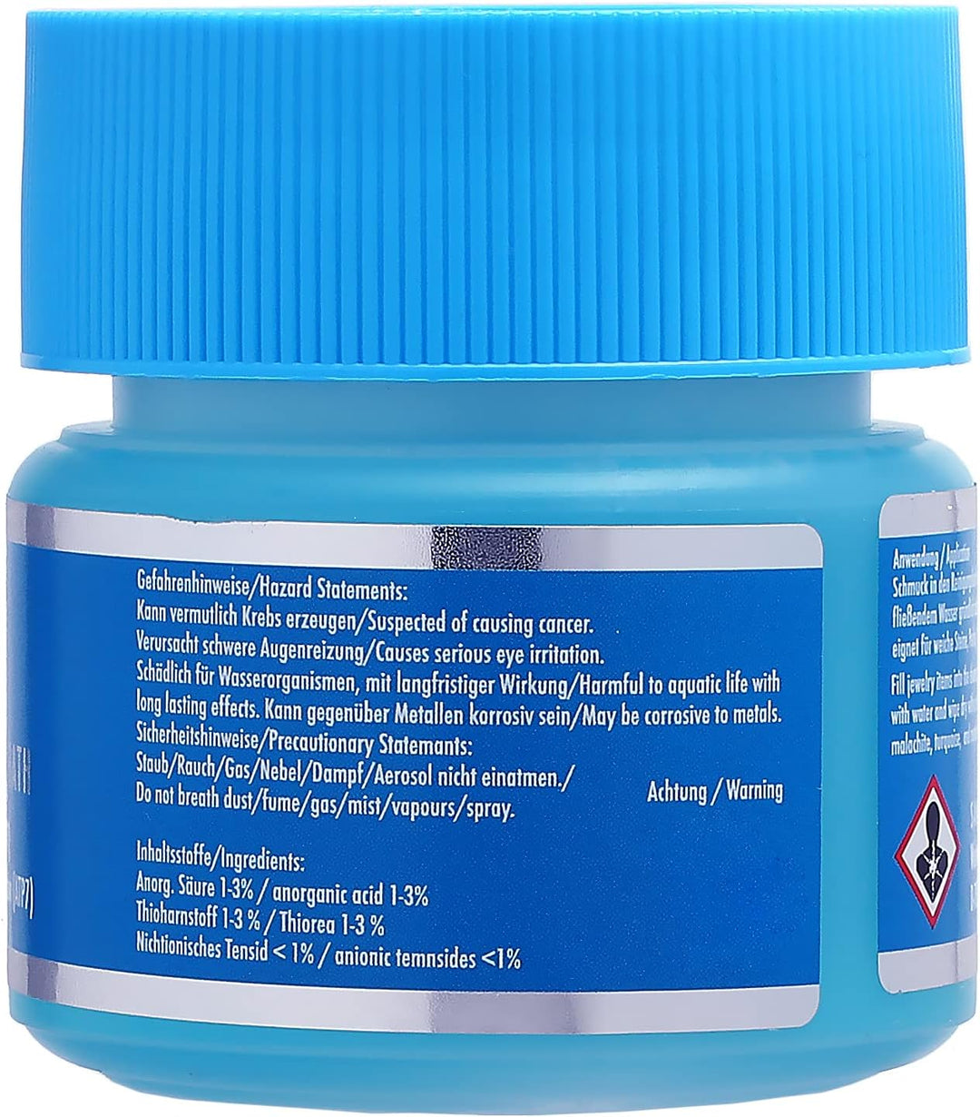 Sambol Silber Tauchbad Set 150 ml Silberbad und 15x16cm Silberpoliertuch