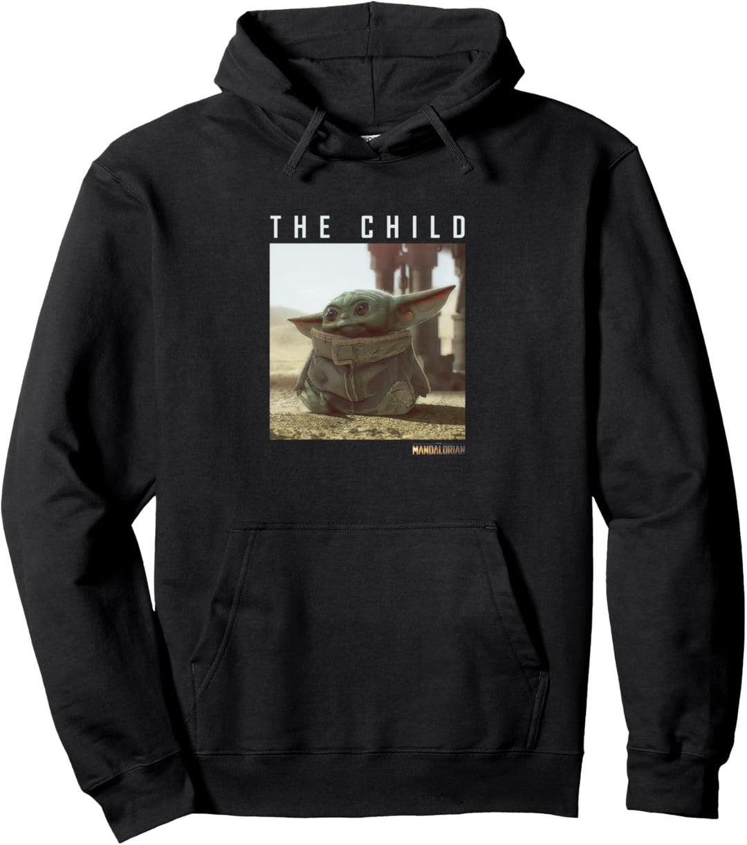 Star Wars The Mandalorian The Child Long Ears Photo Pullover Hoodie