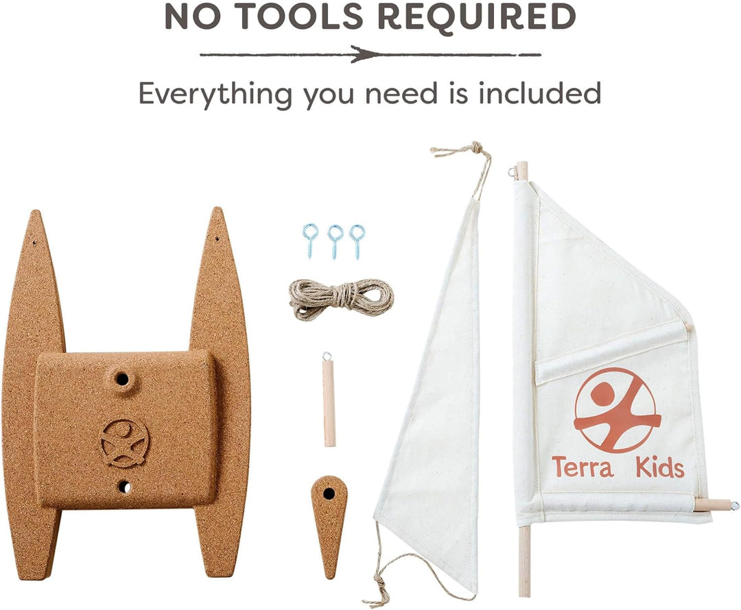 HABA 306315 - Terra Kids Katamaran-Bausatz, Bastel- und Hobbyset