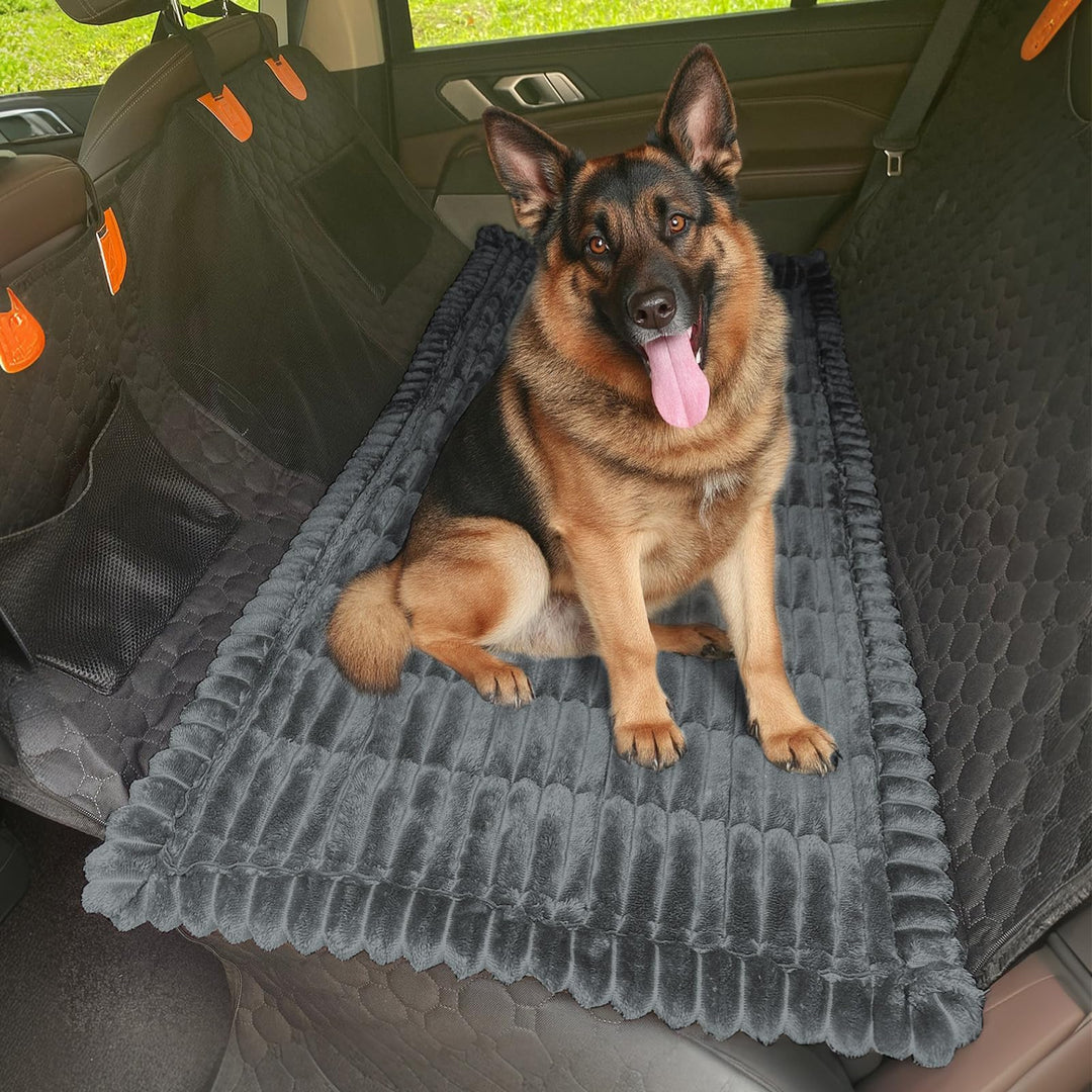 Hunde-Autositzbezug fr Rcksitz - Weiche Rcksitz-Haustier-Bett-Matte   techstudio.ch
