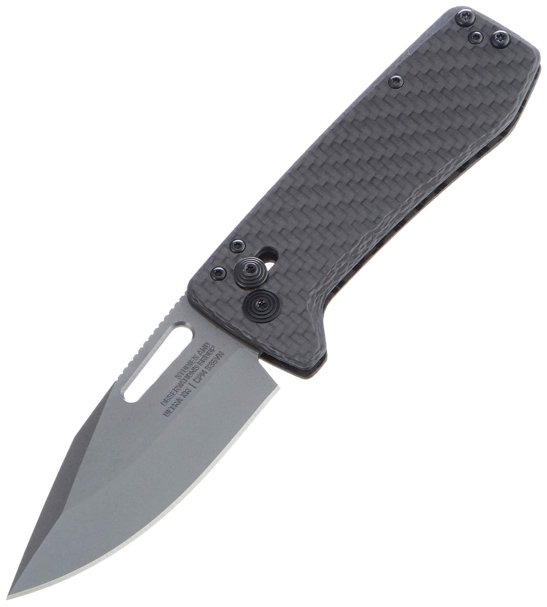 SOG Unisex – Erwachsene Ultra XR Carbon Graphite Taschenmesser, schwarz, 16,3 cm