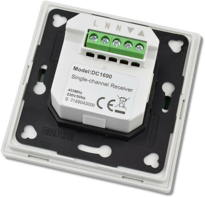 SCHARTEC Fenster Motor Set 230v elektrisch mit Schalter und Fernbedienung Kippfenster Dachfenster Fe