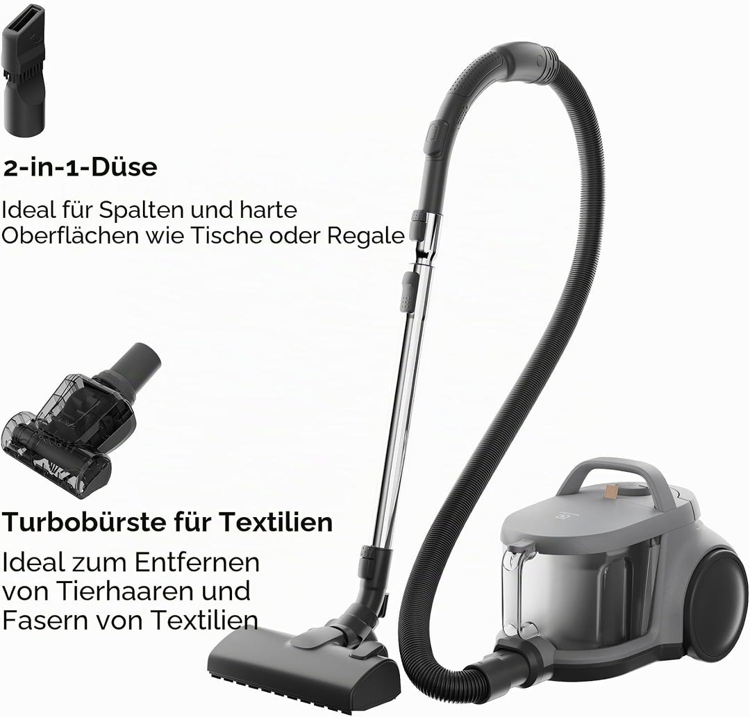 Electrolux Animal 500 EL51A2UG Staubsauger TurboTextile und AllFloor Kopfhörer, 99,99% Staubsaugeref
