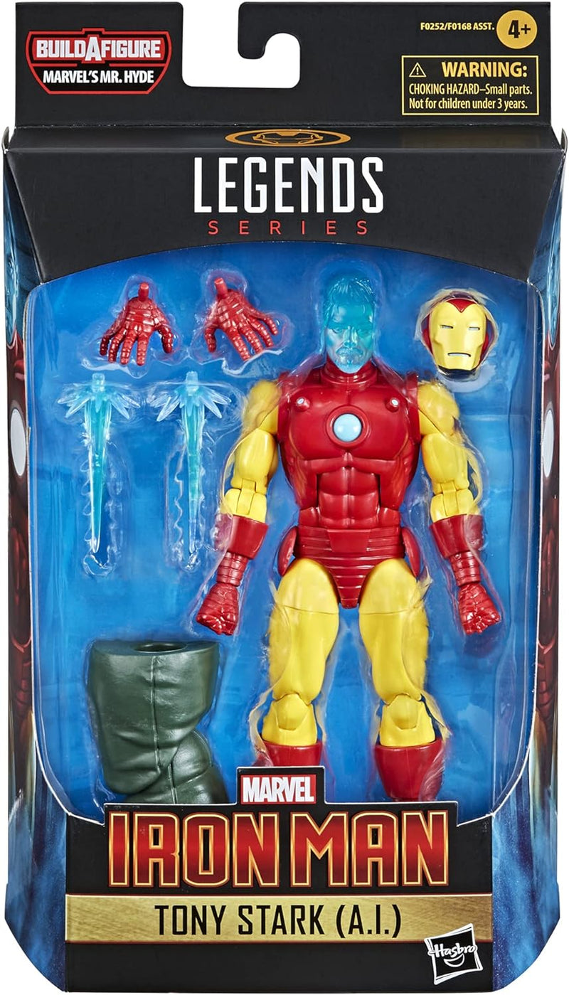 Hasbro Marvel Legends Series 15 cm grosse Tony Stark (A.I.) Action-Figur zum Sammeln, ab 4 Jahren