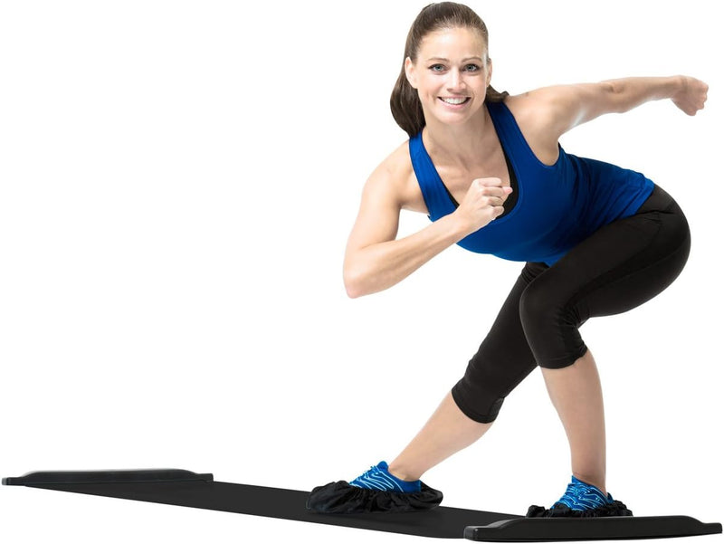 Gymstick Power Slider Board, Ganzkörpertrainer inkl. Übungsanleitung, 180 cm