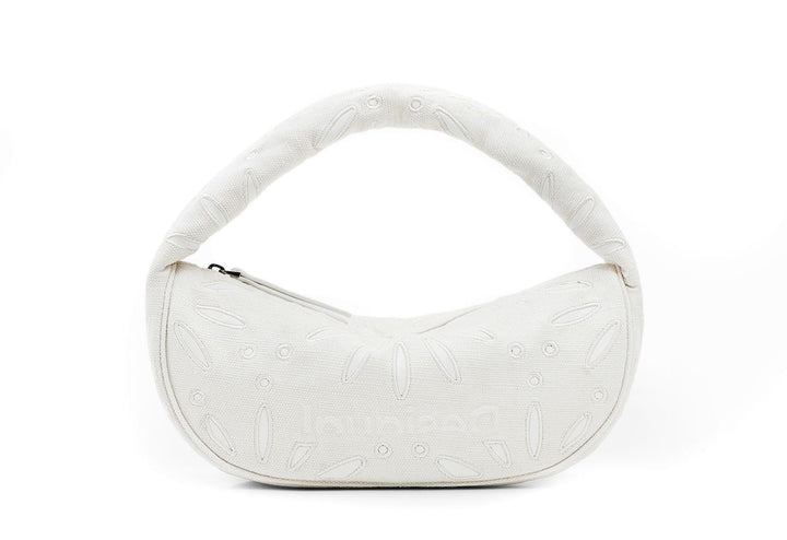Desigual Damen Bag_Summer Dandelion BANG 2000 Black Weiss, Weiss