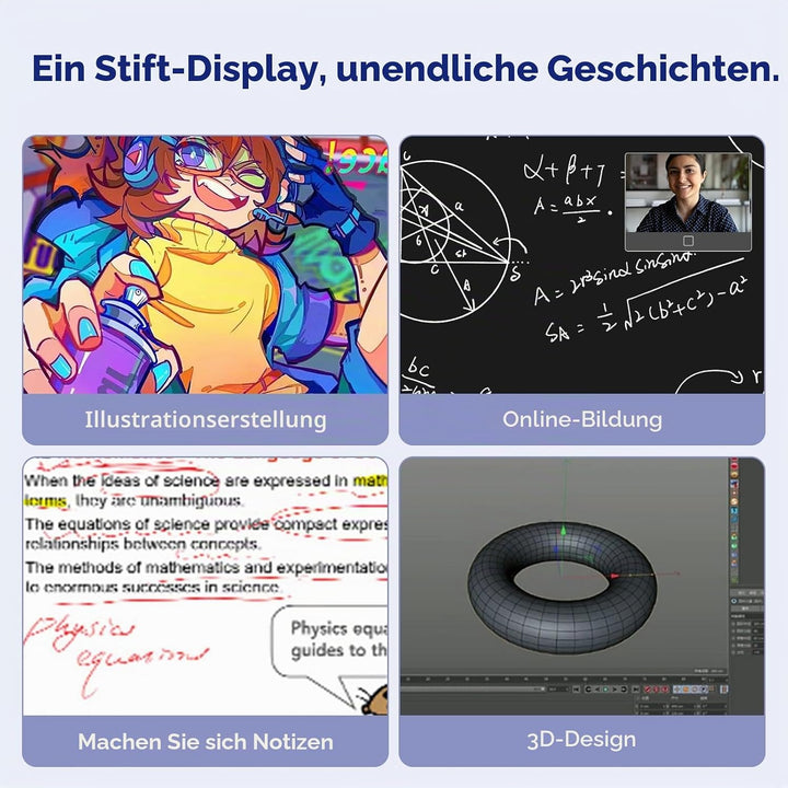GAOMON PD156PRO 15,6 Zoll laminiertes Grafik-Display mit Full-HD-Display (1.920 x 1.080), Batterielo