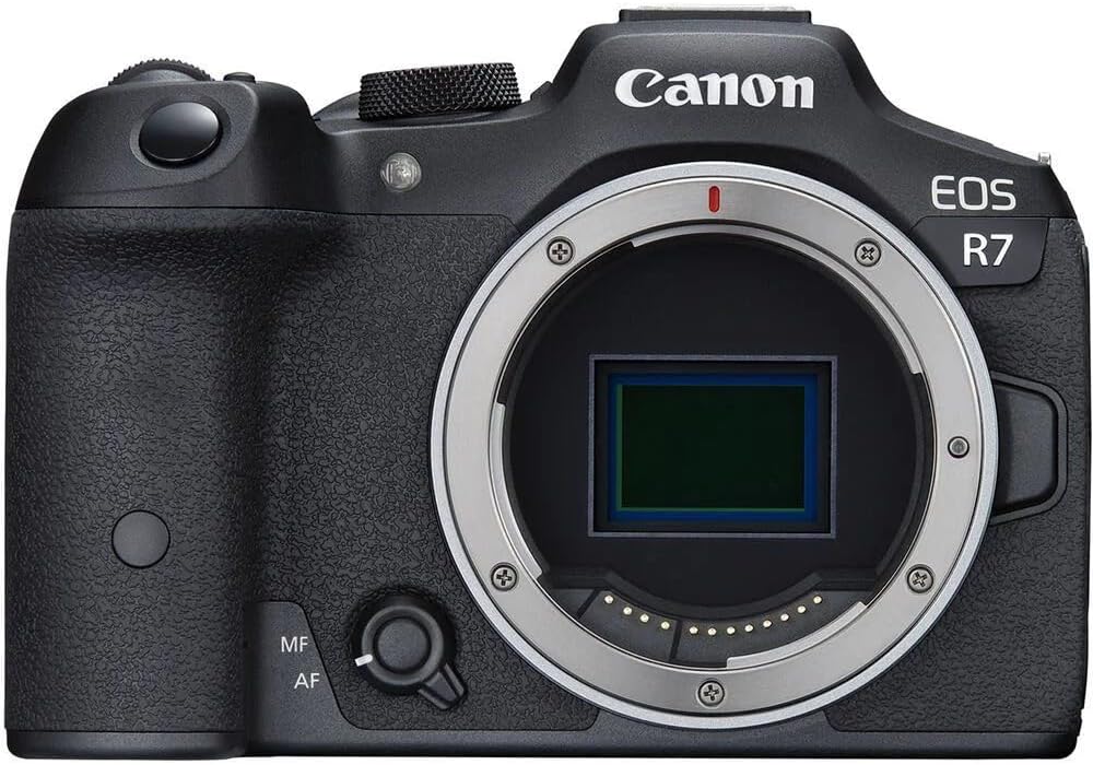 Canon EOS R7 Kamera spiegellose Camera & Bajonettadapter EF-EOS R mit Objektiv-Steuerring für EOS R