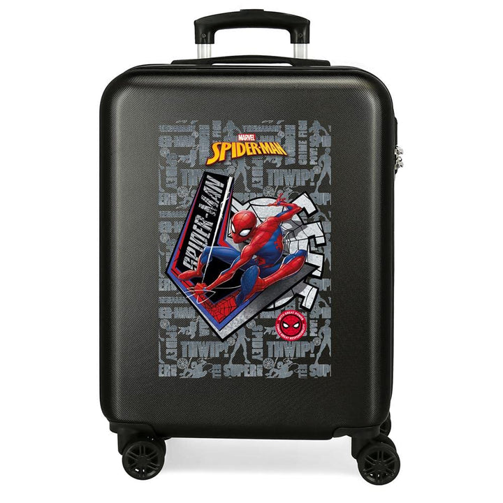 Marvel Great Power Kabinentasche, 38 x 55 x 20 cm, Schwarz Koffer Schwarz, Koffer Schwarz