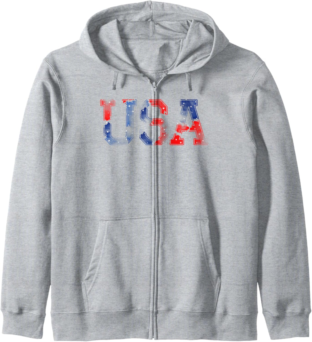 Trendy USA Watercolor Kapuzenjacke