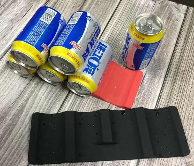 6 Stück Flaschenregal Kühlschrank,RutschfestSilikon Flaschenablage,Stapelhilfe für Flaschen und Dose