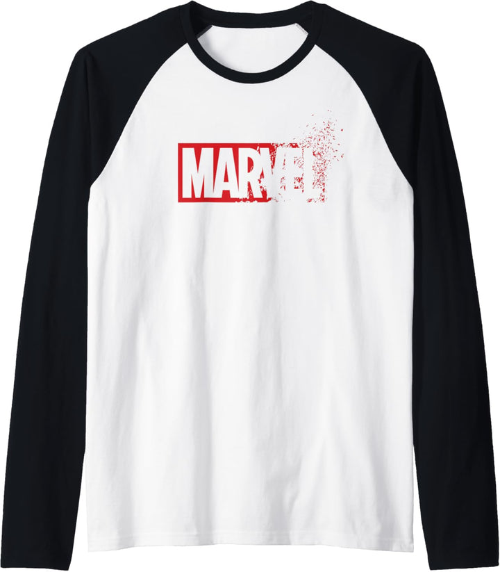 Marvel Evaporating Logo Raglan