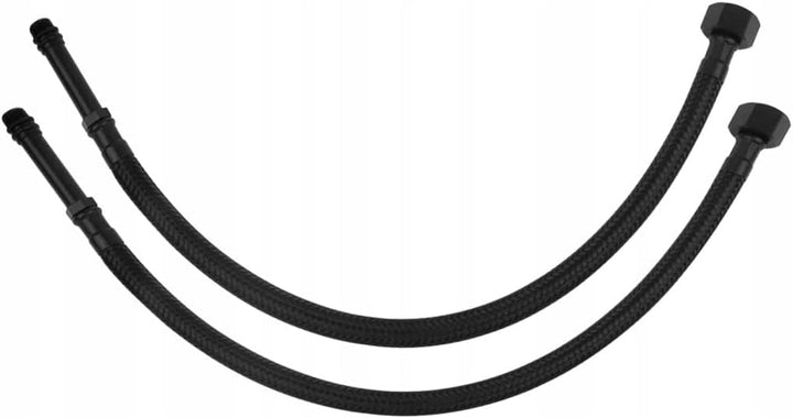 Tycner 80cm M10 x 3/8'' Inch BSP Schwarz Nylon Geflochten Flexibler Schlauch Zapfhahn, 80cm