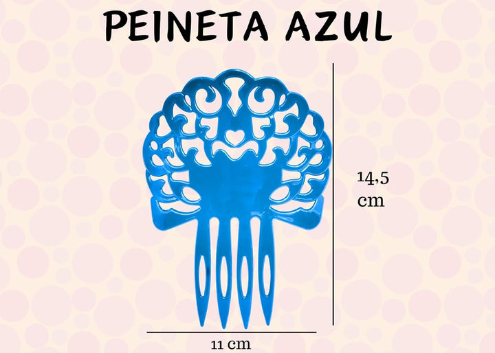 Flamingo-Set mit besticktem Schal, Kamm, Blume mit Klammer und Armband – Zubehör für Messen und Sevi