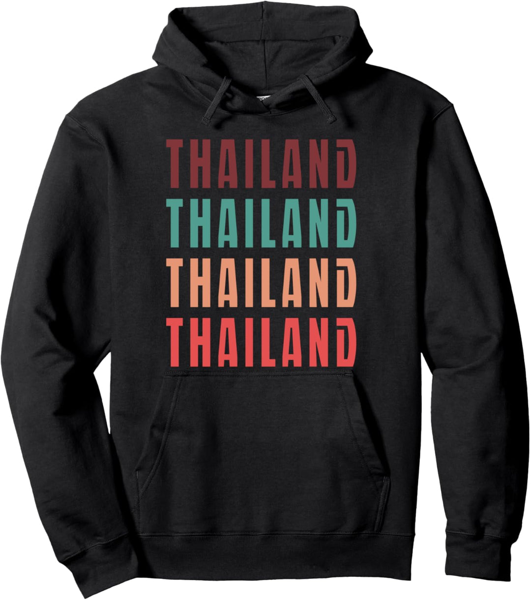 Thailand Thailand Thailand Thailand Vintage Retro Pullover Hoodie