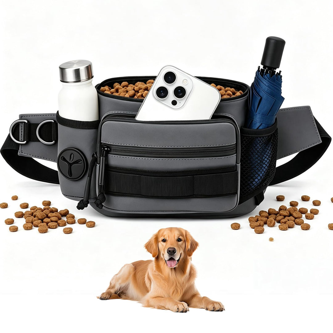 Leckerlitasche für Hunde, Gassi Tasche Hund Bauchtasche
