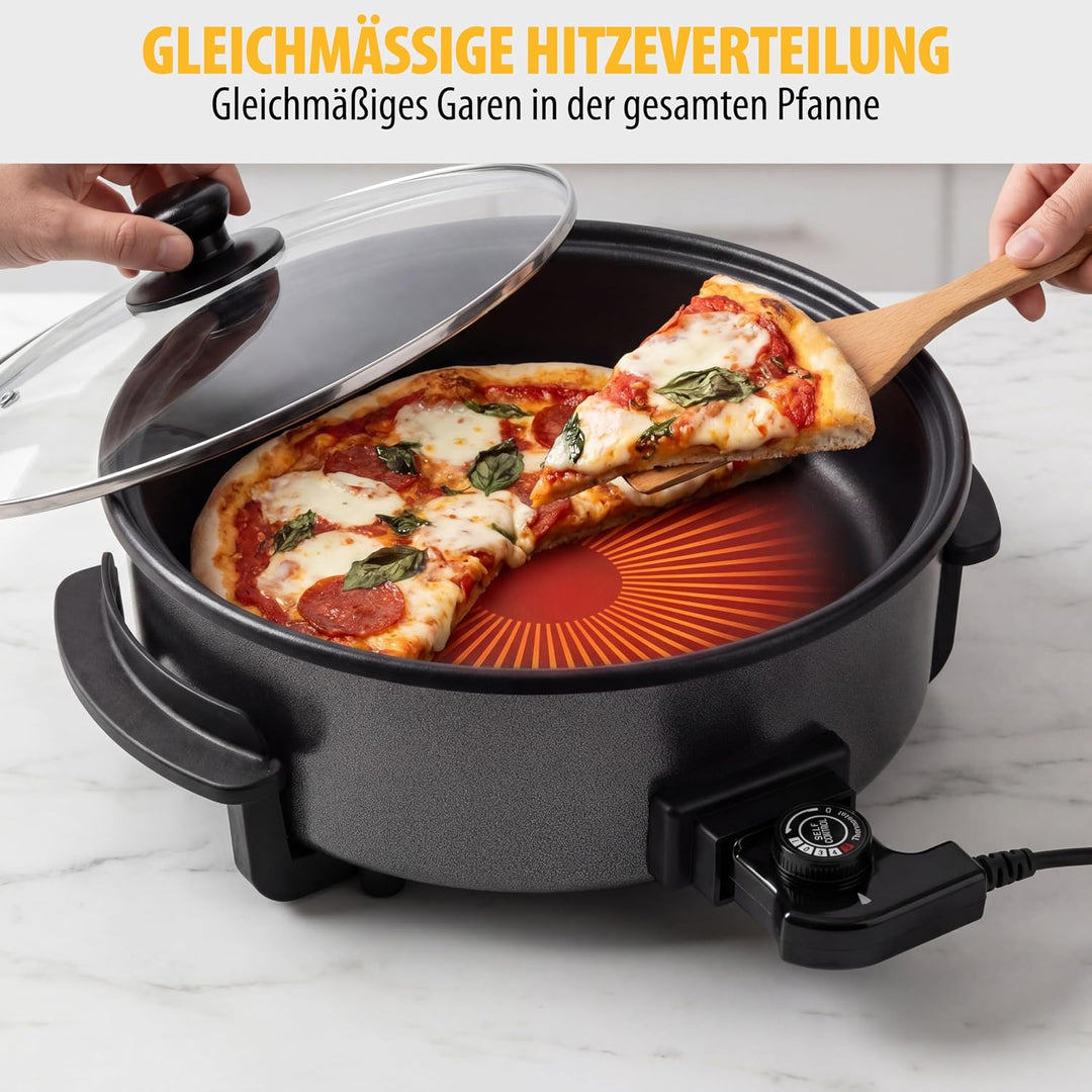 Tristar PZ-9135 Grillpfanne und Multifunktions-Pfanne, 1500 Watt Leistung, 30 cm ø,