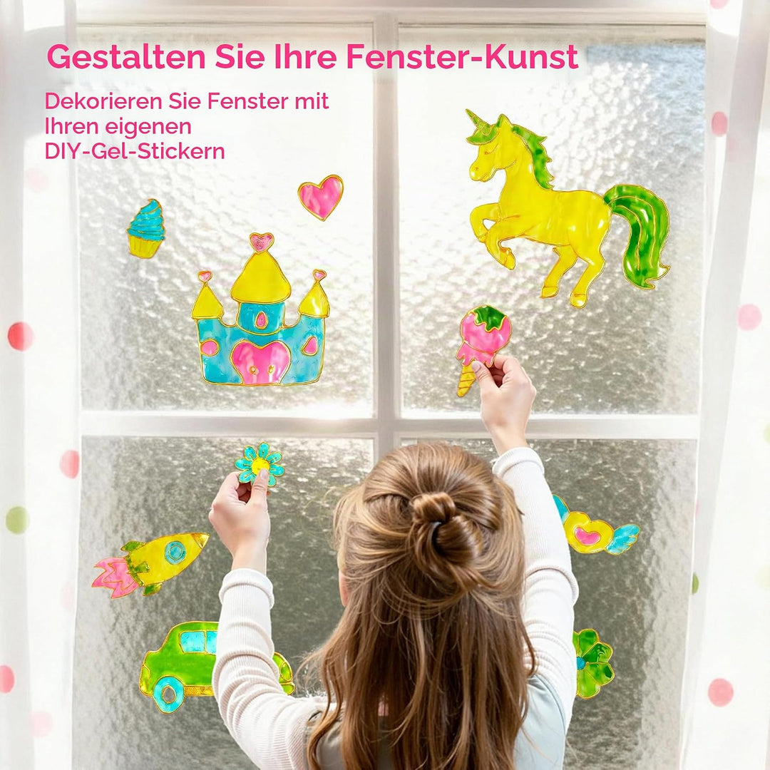 Klever Kits Gel Fun Bastelset für Kinder, Geburtstagsgeschenk für Jungen und Mädchen im Alter von 6-