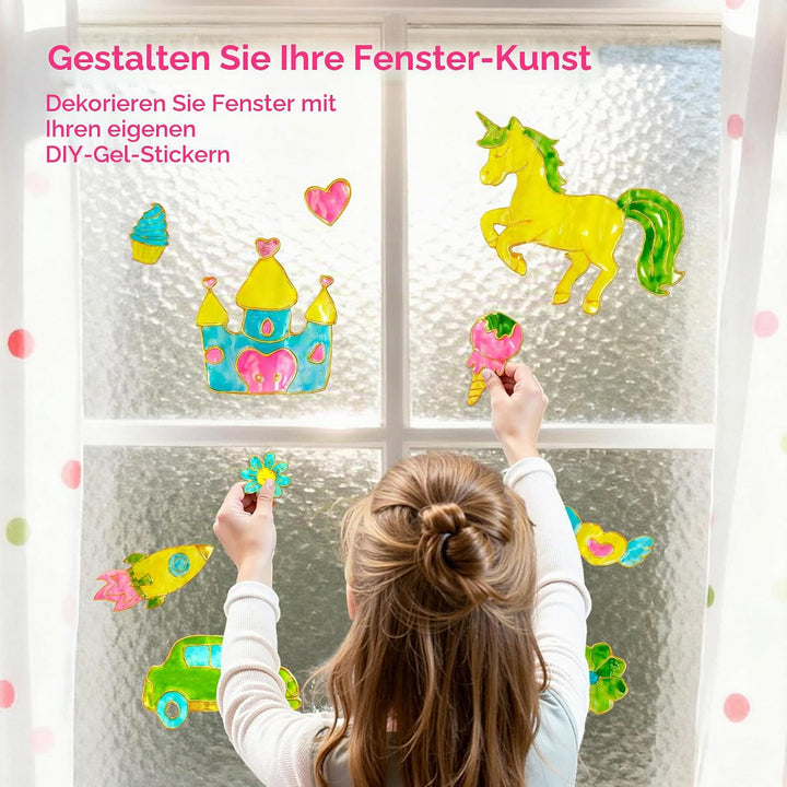 Klever Kits Gel Fun Bastelset für Kinder, Geburtstagsgeschenk für Jungen und Mädchen im Alter von 6-