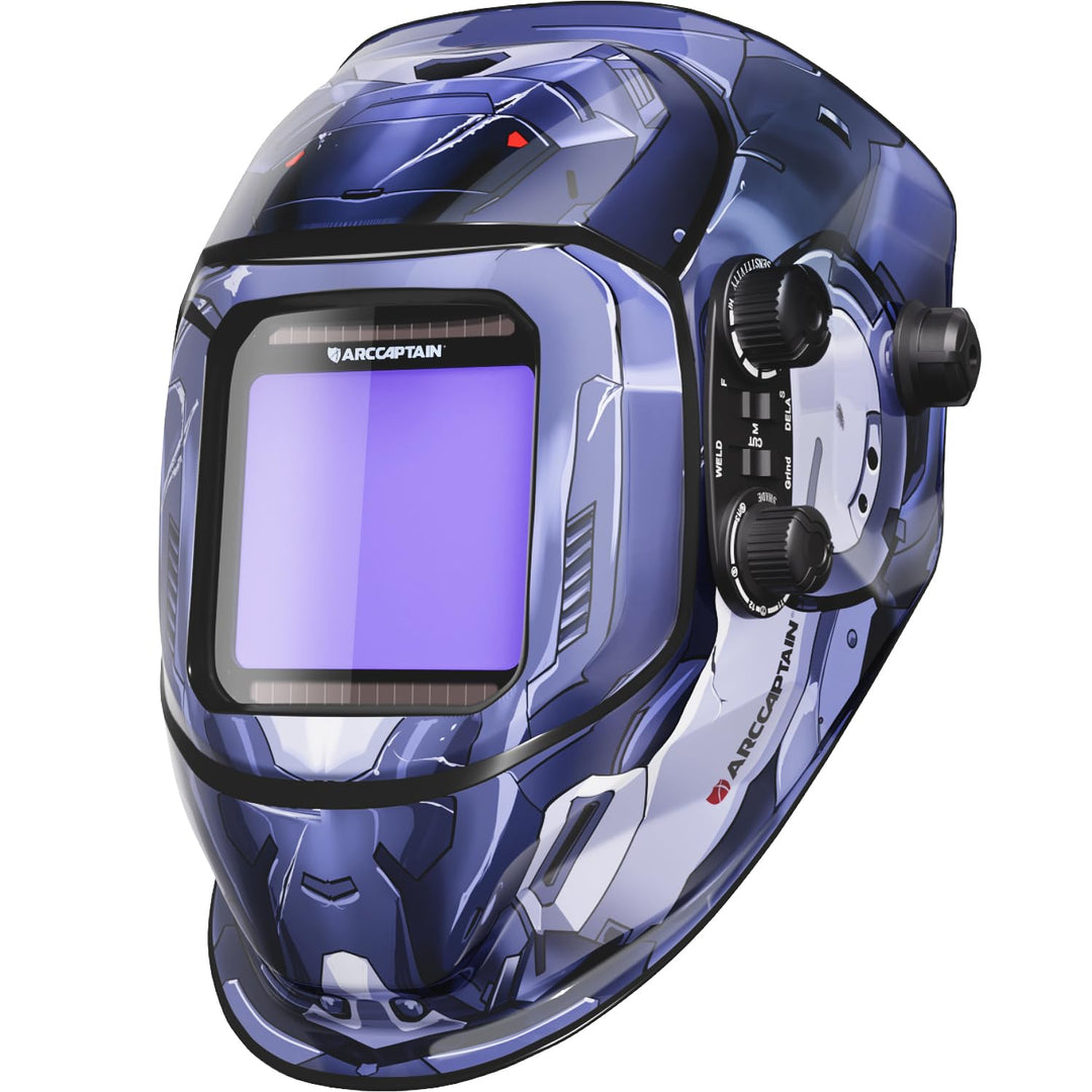 ARCCAPTAIN Schweisshelm Automatik Real Colour Vollautomatik Schweisshelme mit Extra Grossem Sichtfel
