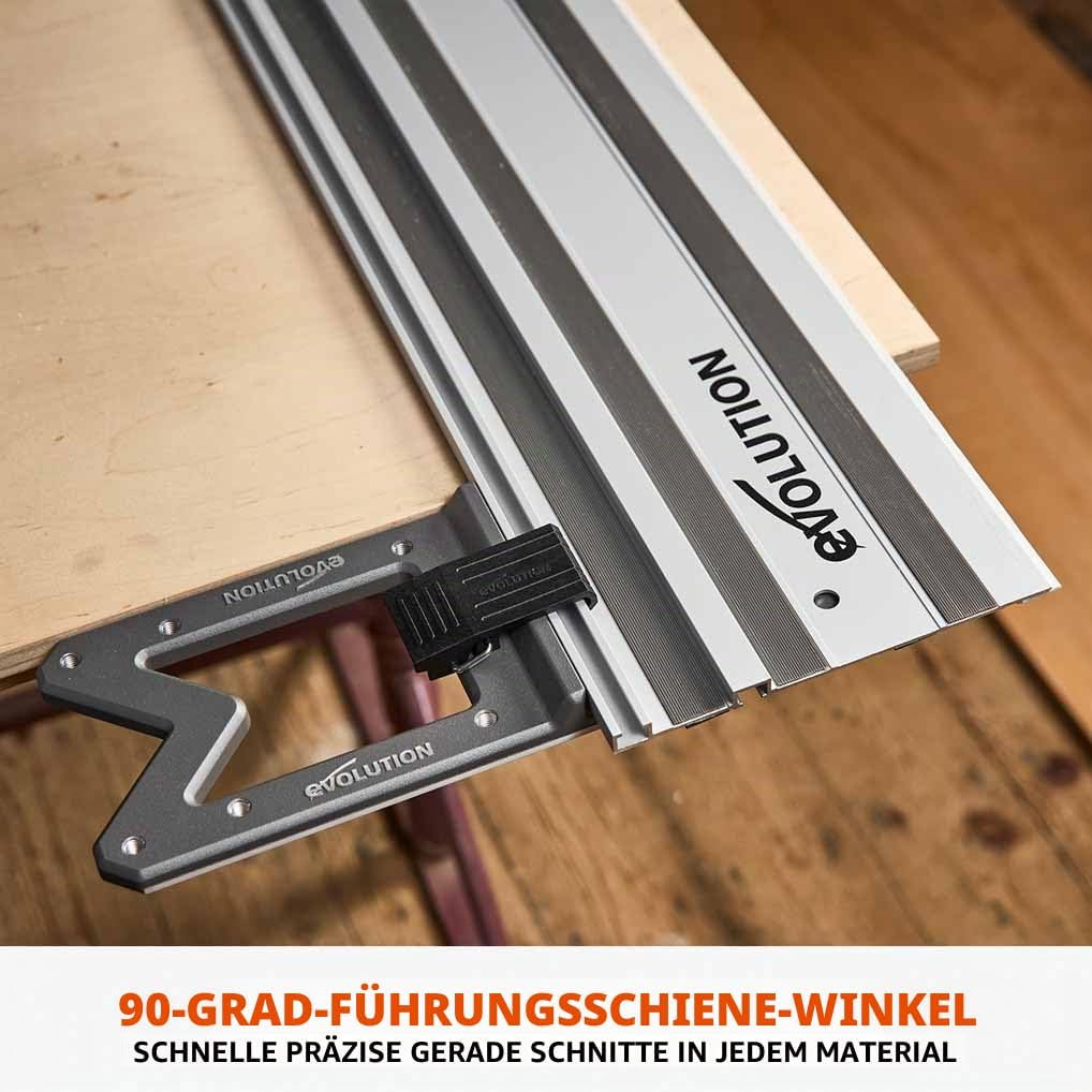 Evolution Power Tools Schienenzubehör-Set, Kreissägenführungsschienen-Zubehör-Kit:1 x Kabel- und Sch