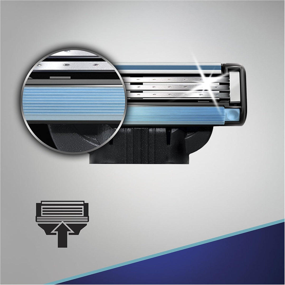 Gillette Mach3 Rasierer für Männer Rasierklinge, 7 Stück