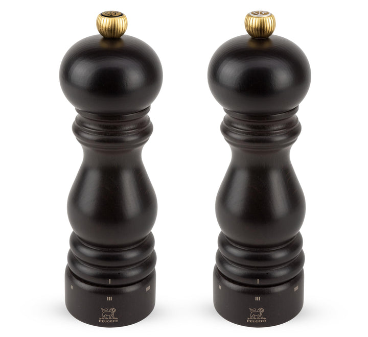 PEUGEOT - Paris u'Select 18 cm Pepper and Salt Mill Set - 6 Predefined Grind Settings - Powdered Sal