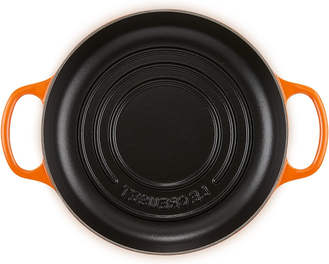 Le Creuset Signature Gusseisen Brot Bräter, 24cm, Ofenrot, 21301240900430, Ofenrot