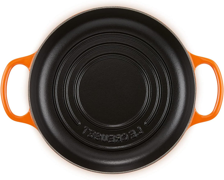 Le Creuset Signature Gusseisen Brot Bräter, 24cm, Ofenrot, 21301240900430, Ofenrot