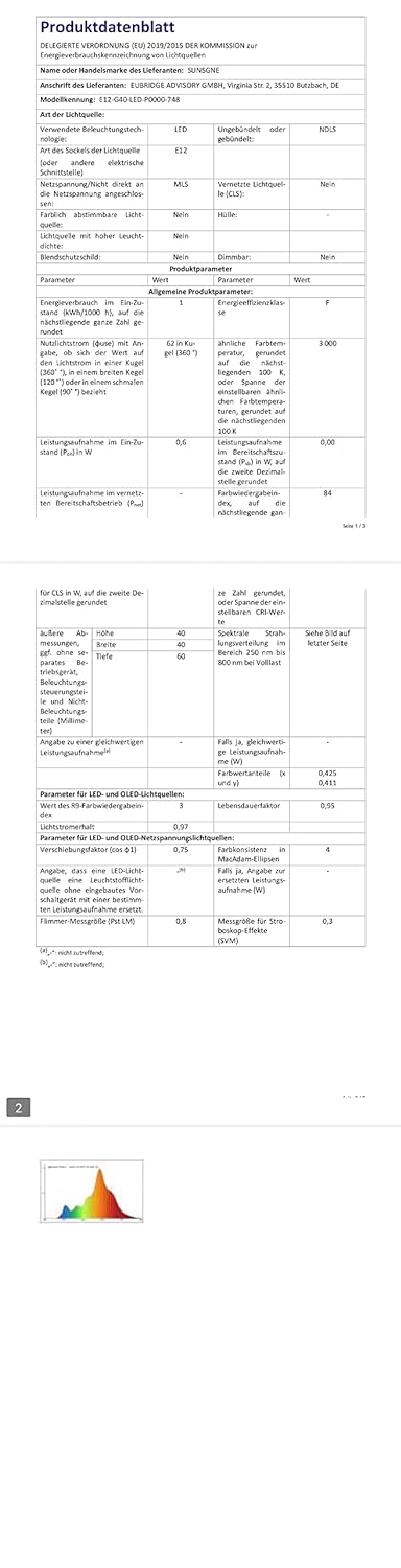 25 Stück G40 LED Ersatzbirnen, E12 Schraubsockel Bruchsichere LED-Kugellampen, G40-Ersatzbirnen für