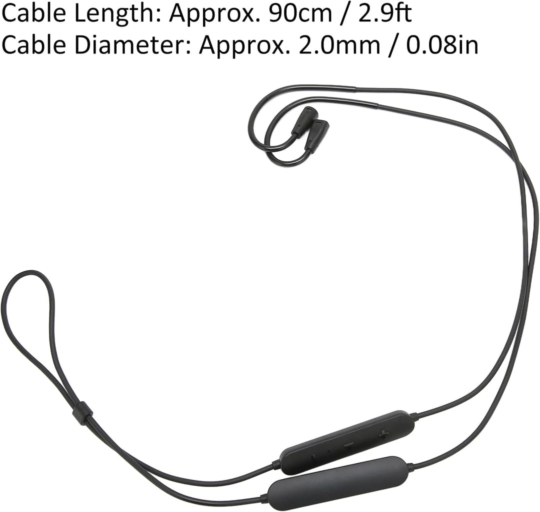 Annadue Ersatz-Kopfhörer-Bluetooth-Adapterkabel für Sennheiser, Kabelloses Kopfhörerkabel mit Mikrof
