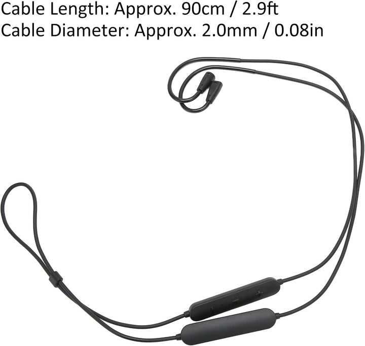 Annadue Ersatz-Kopfhörer-Bluetooth-Adapterkabel für Sennheiser, Kabelloses Kopfhörerkabel mit Mikrof
