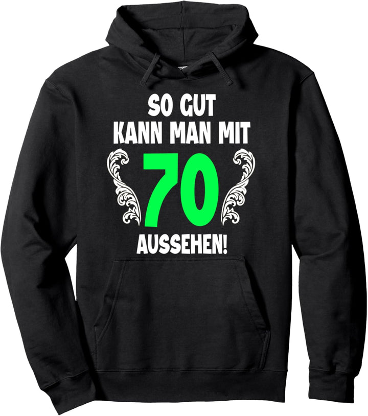 70. Geburtstag Mann Frau 1952 Damen Herren Feier 70 Jahre Pullover Hoodie