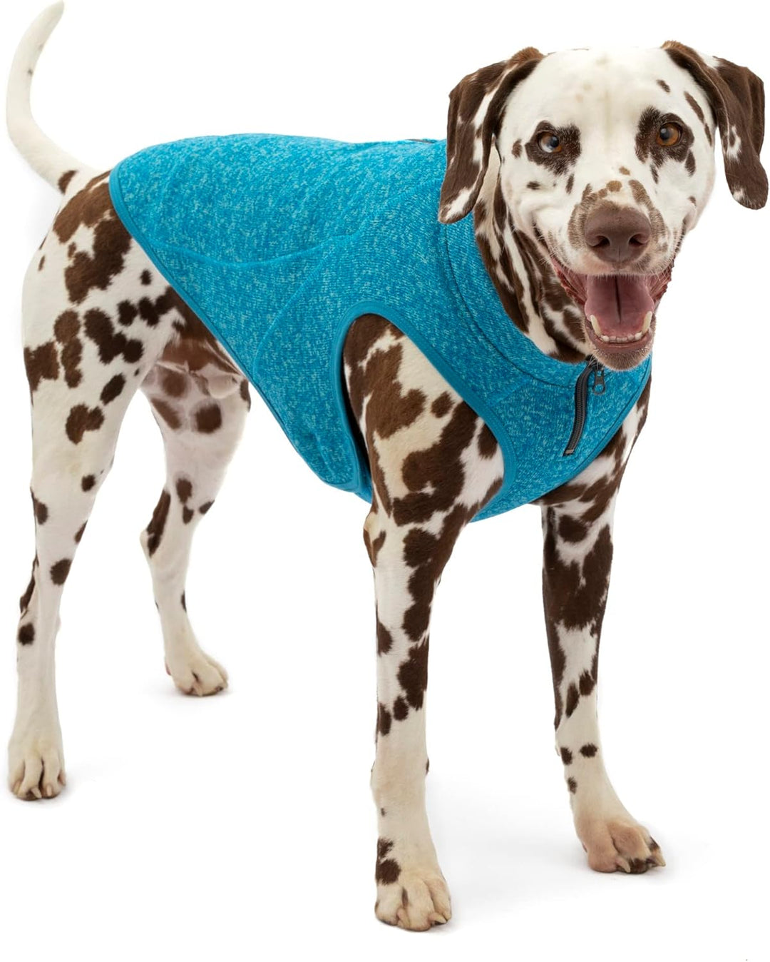 Kurgo Core Hunde-Pullover, Leichtes Fleece, Mit 2-Wege-Reissverschluss, Mit Hundegeschirr kompatibel