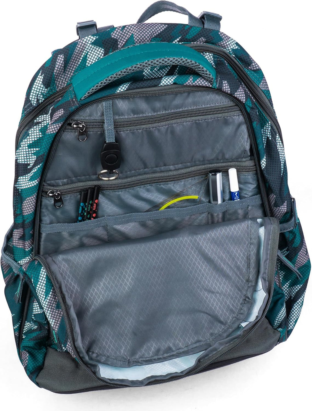 JOLLY Next Generation Rucksack, 8-teilig, verstellbare Schultergurte und Brustgurt, zwei grosse Fäch