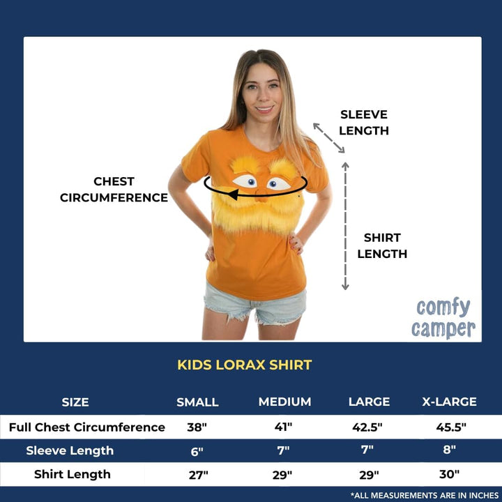 ComfyCamper Orange Schnurrbart Shirt für Kinder, Mädchen, Jungen, Erwachsene, Männer und Frauen Wome