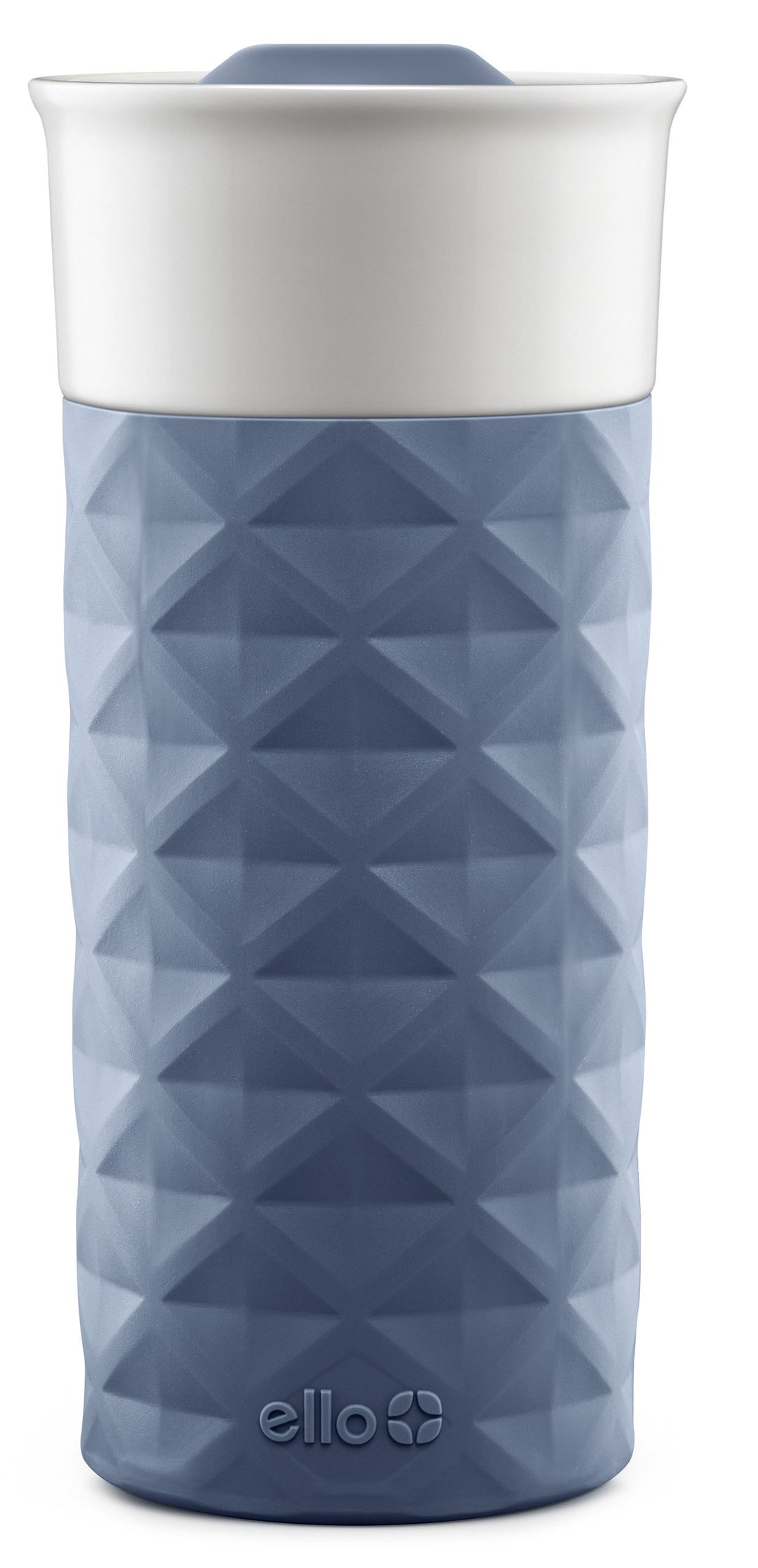 Ello Ogden BPA-freie Keramik-Reisebecher mit Deckel, 473 ml Nachtblau, Nachtblau