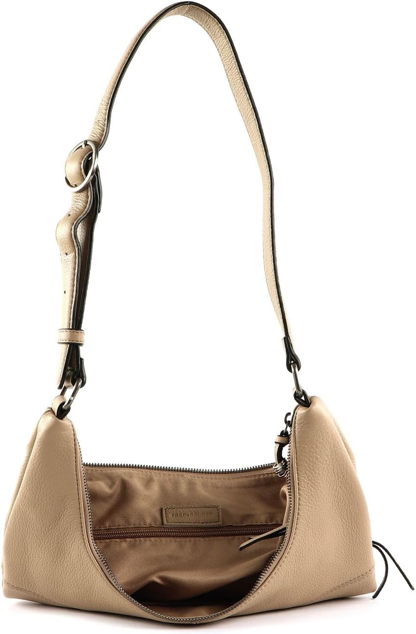 FREDsBRUDER Handtasche Pruvia mit Ziernähten S Sand, S Sand