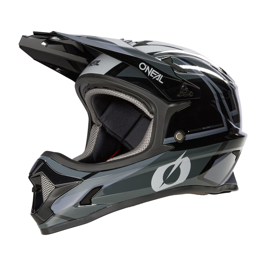 O'NEAL SONUS Helm SOLID Grau/Rot S Schwarz/Grau, S Schwarz/Grau