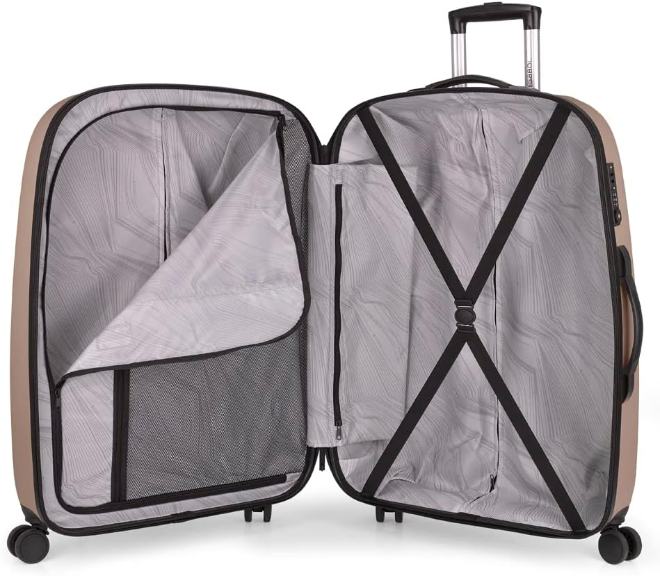 Gabol Paradise XP - 4-Rollen-Trolley L 77 cm erw. Beige, Beige