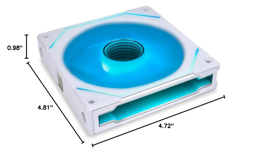 Lian Li UNI FAN SL-INF 120 ARGB PWM Lüfter, 3er Pack inkl. Controller - 120mm, weiss 120 mm Weiss 3,