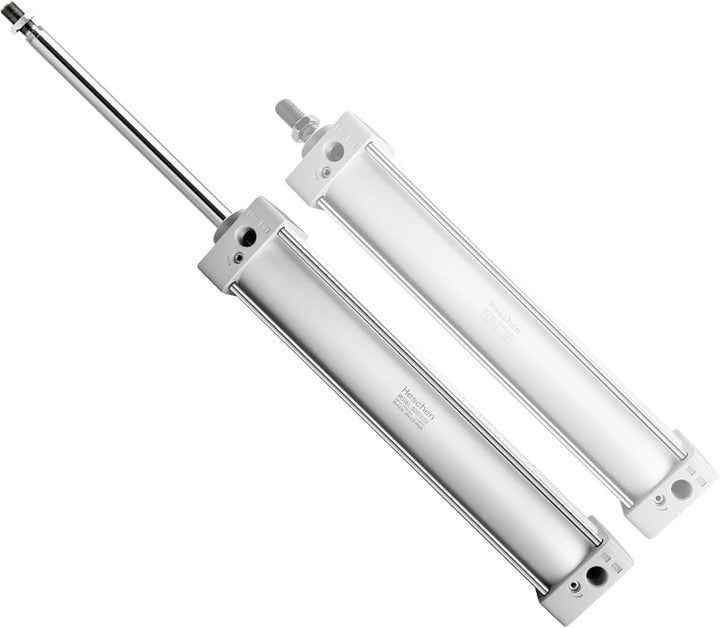 Heschen Pneumatischer Standard-Luftdruckzylinder, SC 63-300, PT3/8 Anschluss, 63mm Bohrung, 300mm Hu