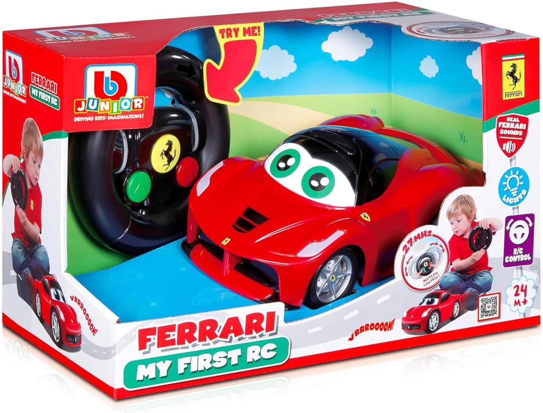 Bauer Spielwaren 16-91002 Ferrari LaFerrari - My First RC Spielzeugauto mit Fernsteuerung, Rot