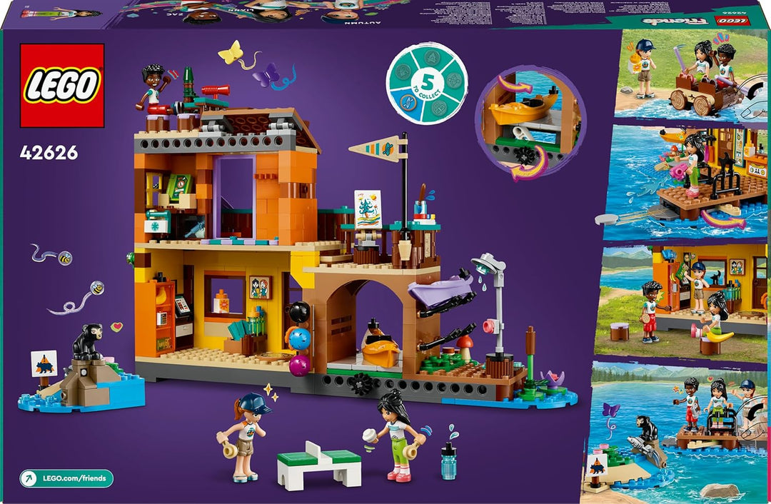 LEGO Friends Abenteuercamp mit Kayak, Bauspielzeug für Rollenspiele, Geschenkidee für Mädchen und Ju