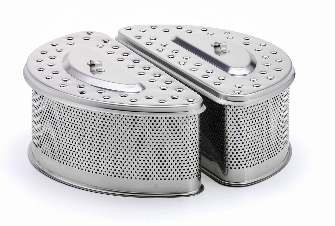 LotusGrill® Ersatz-Kohlebehälter aus Edelstahl - Speziell für den raucharmen Holzkohlegrill XXL/Tisc