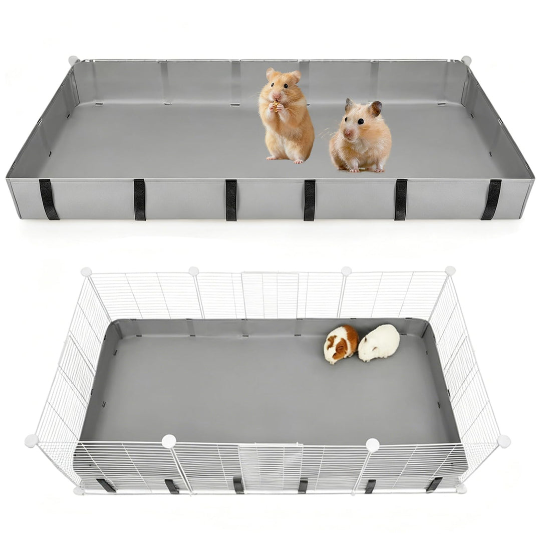 Wasserdicht Haustier Laufgittermatte 150×70×10 cm – Oxford Stoff Käfig Liner, Waschbare Urinmatte, B